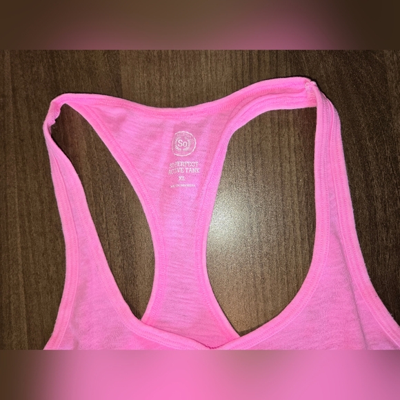 Bundle Of 3 - SO Perfect Active Tank - XL - Gray, Pink, & Green - Picture 9 of 9